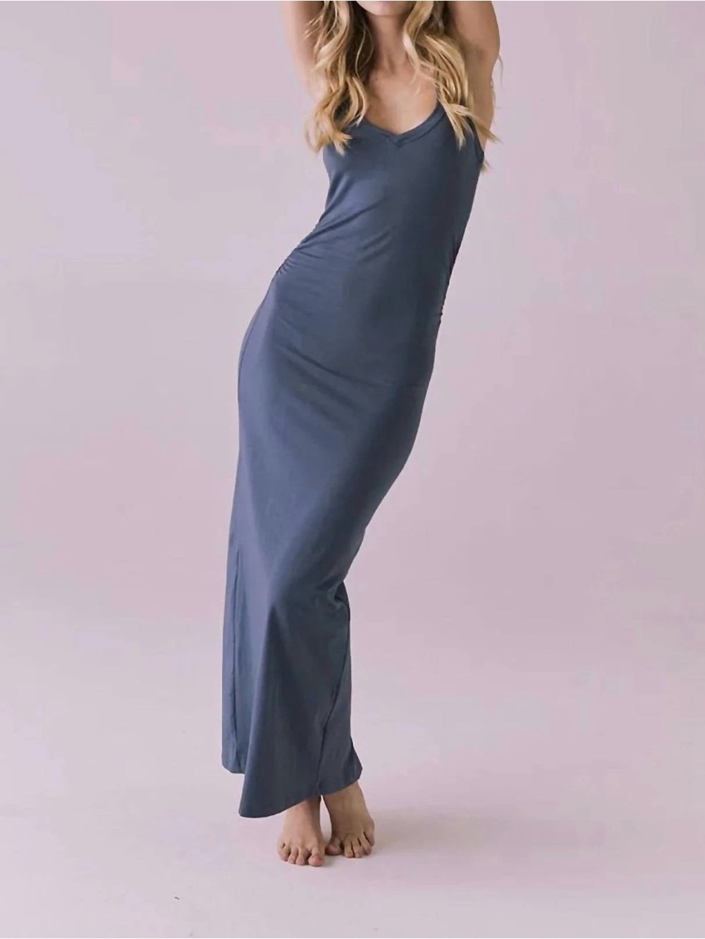 NWT CHASER Bliss Midi Dress In Future Grey